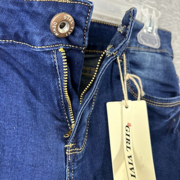 Girl Vivi Collection Women’s Jeans Size L / Skinny / Ripped / BNWT - Picture 5 of 10